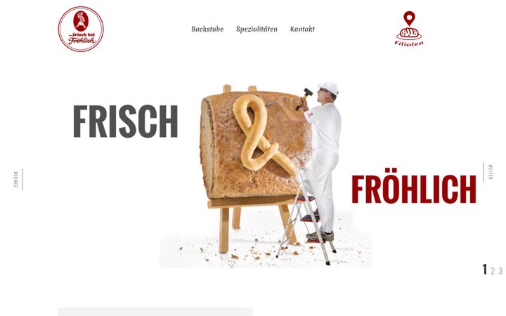 Screenshot of baecker-froehlich.at