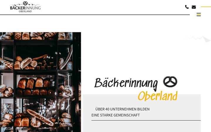 Screenshot of baecker-innung-oberland.de