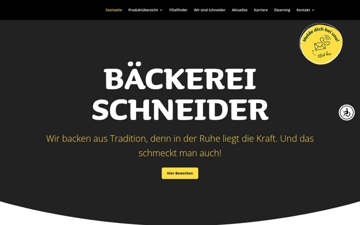 Captura de pantalla de baecker-schneider.de