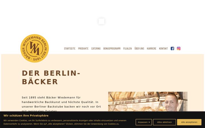 Captura de pantalla de baecker-wiedemann.de