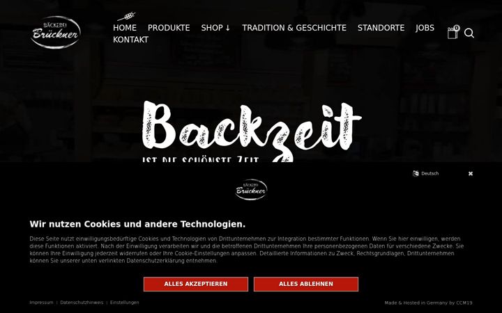 Screenshot of baeckerei-brueckner.de