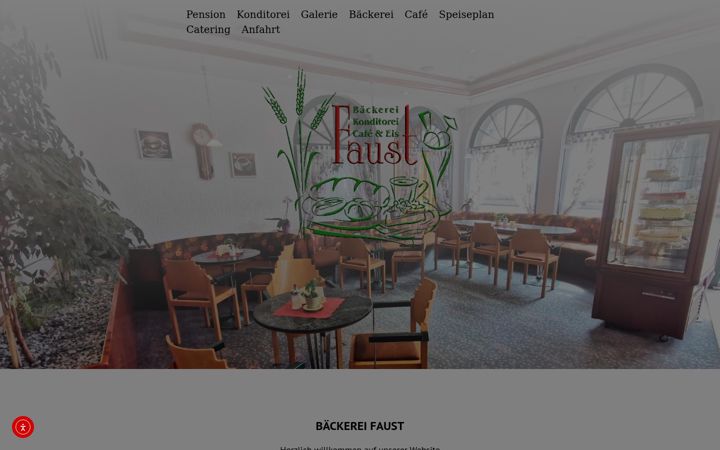 Zrzut ekranu baeckerei-faust.de