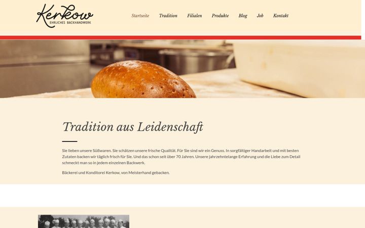 Screenshot von baeckerei-kerkow.de