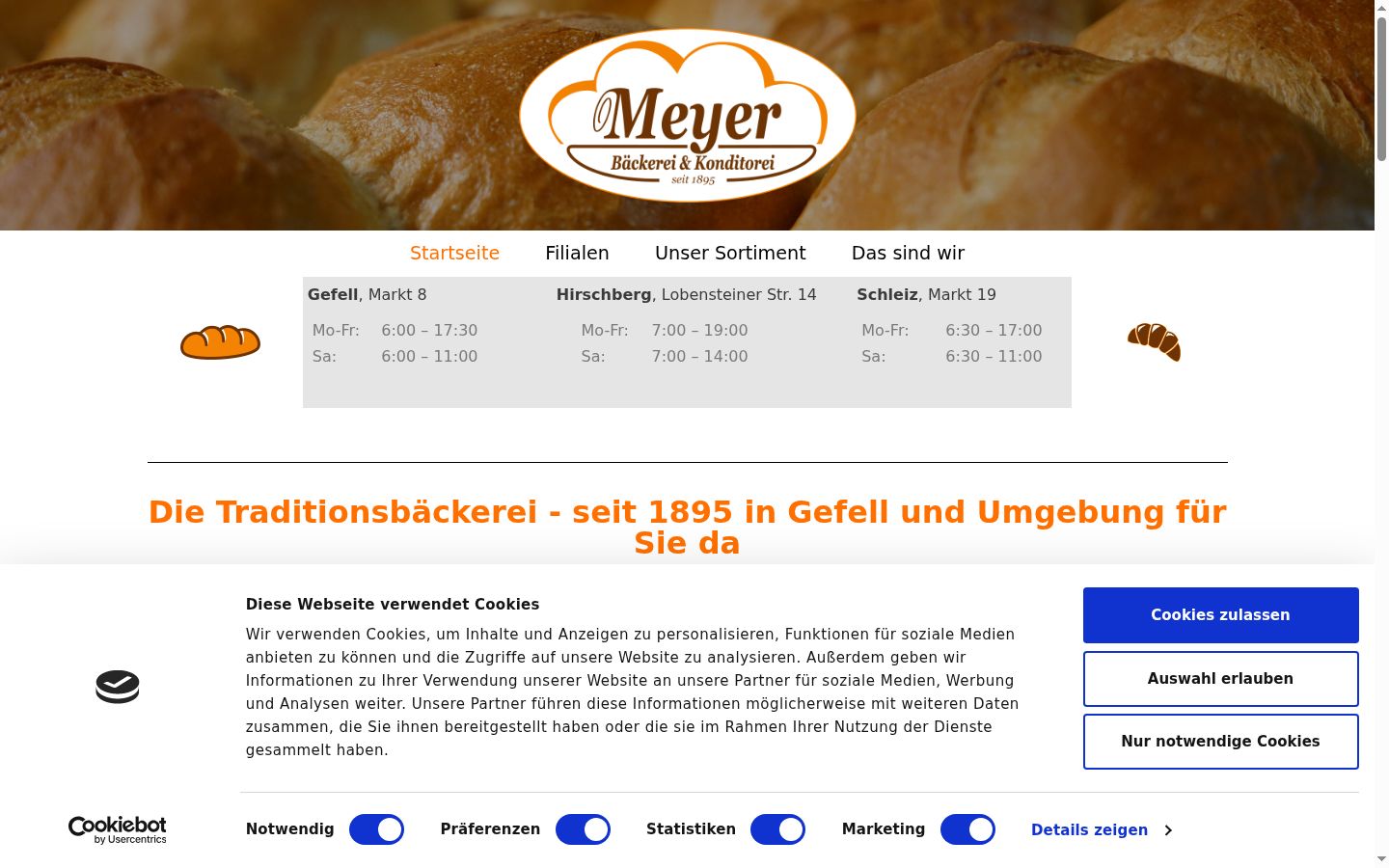 Screenshot tal-banner tal-kunsens muri qabel kwalunkwe interazzjoni