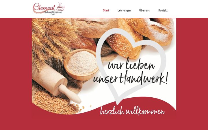 Screenshot of baeckerei-rolf-clement.de
