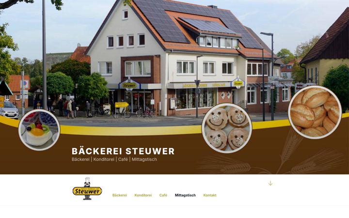 Screenshot of baeckerei-steuwer.de