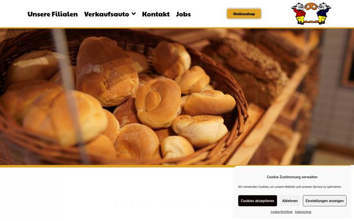 Screenshot of baeckerei-stralsund.de