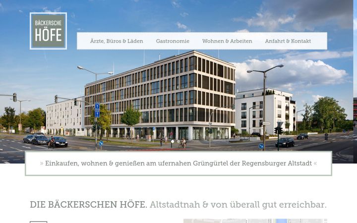 Captură de ecran a baeckersche-hoefe.de