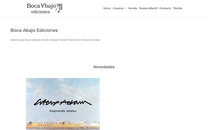 Screenshot of baediciones.com