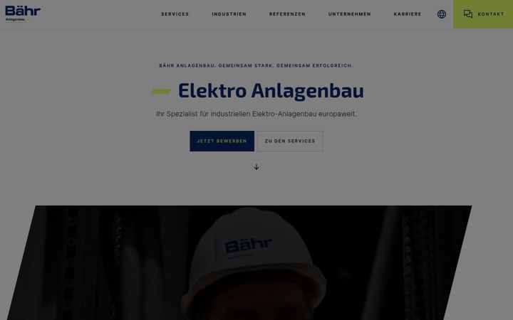 Screenshot of baehr-anlagenbau.de