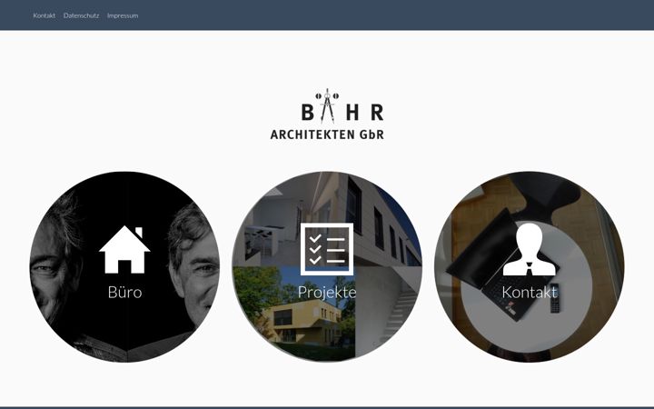 Screenshot of baehr-architekten.de