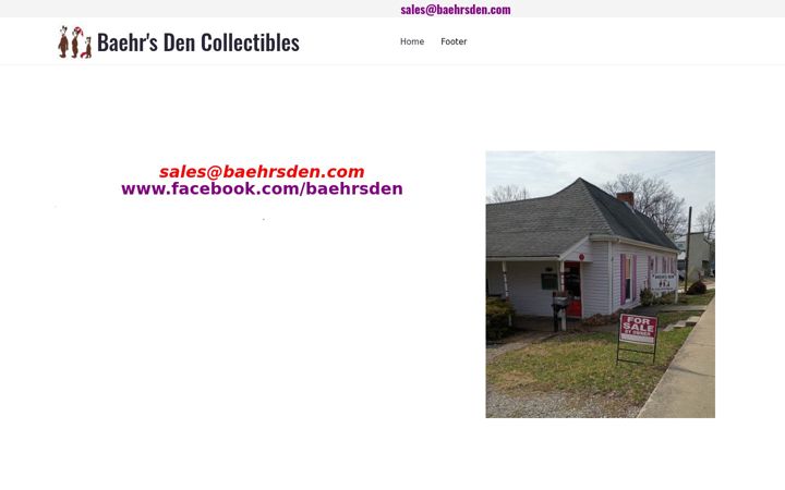Screenshot of baehrsden.com