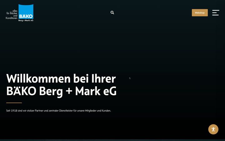 Screenshot of baekovelbert.de