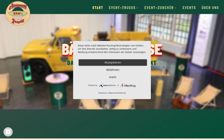 Screenshot of baems-atempause.de