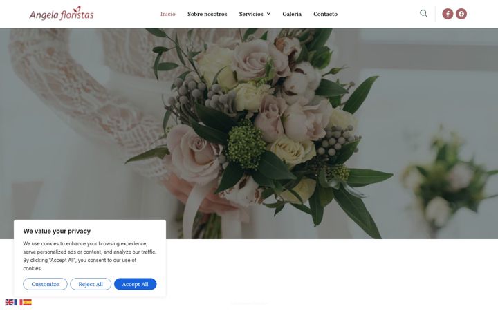 Screenshot of baenaartefloral.es