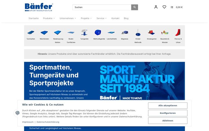Screenshot of baenfer.de