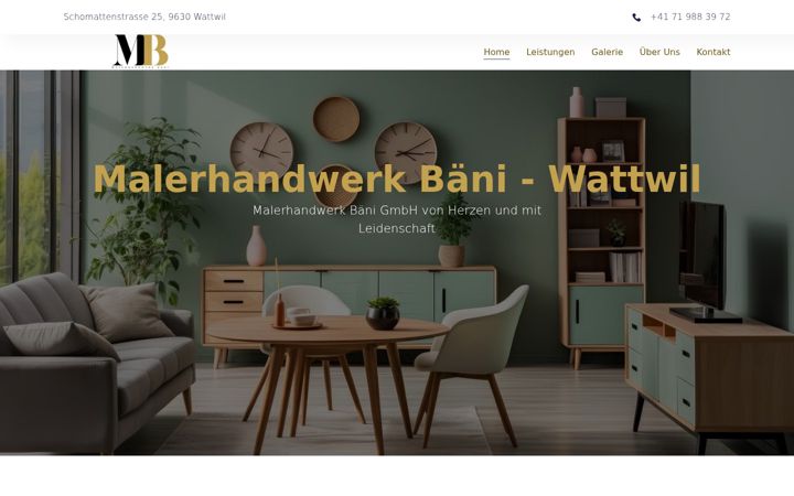 Screenshot of baenimalerhandwerk.ch