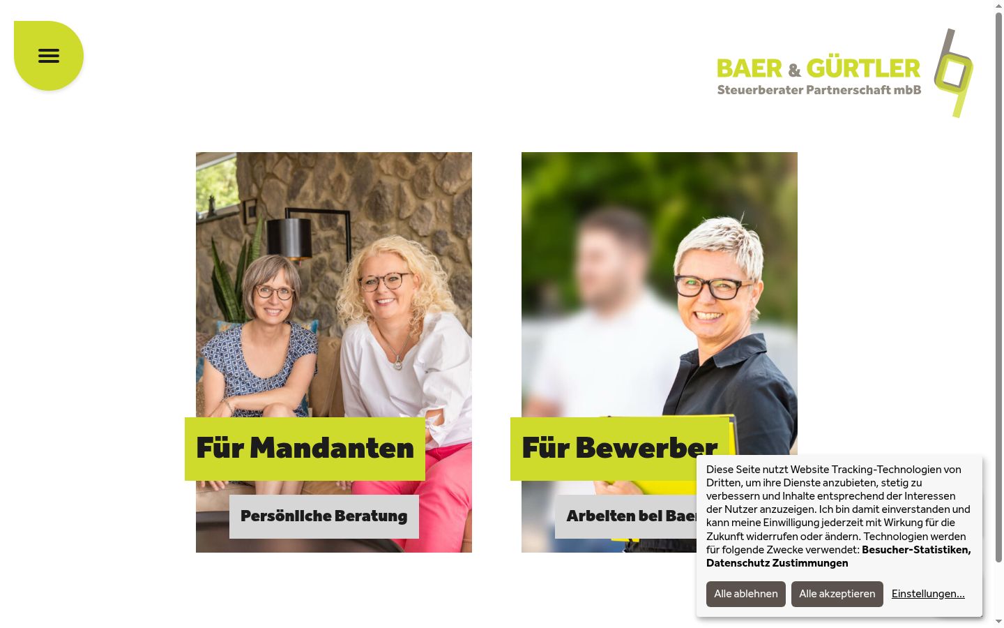 Ekrānuzņēmums ar piekrišanas baneri, kas tika rādīts pirms jebkādas mijiedarbības