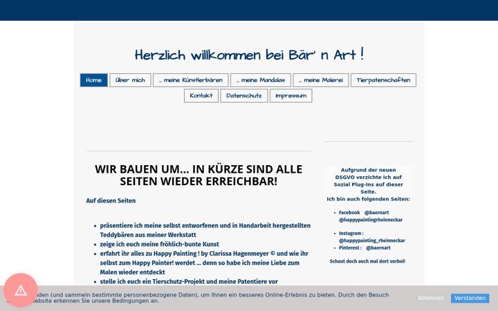 Screenshot of baer-n-art.de
