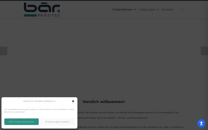 Posnetek zaslona baer-praezitec.de