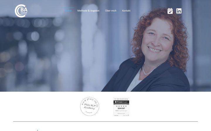 Screenshot of baerbel-adamek.de