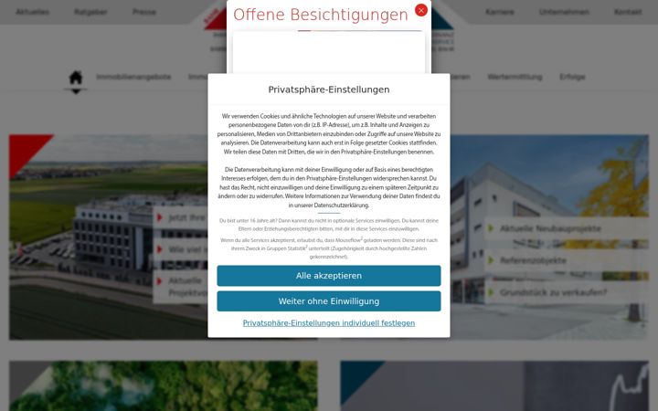 Screenshot of baerbel-bahr.de