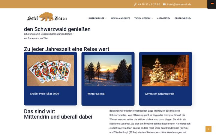 Screenshot of baeren-oh.de