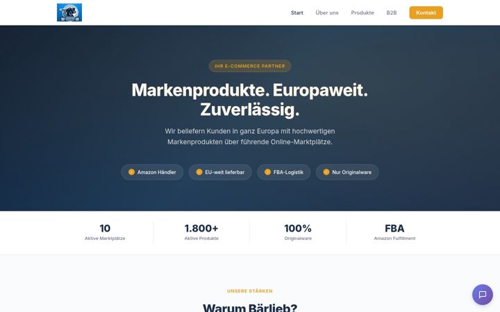 Screenshot of baerlieb.de