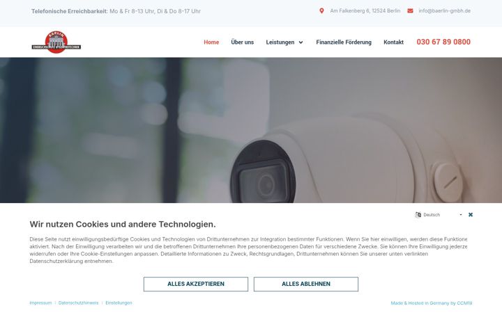 Screenshot of baerlin-gmbh.de
