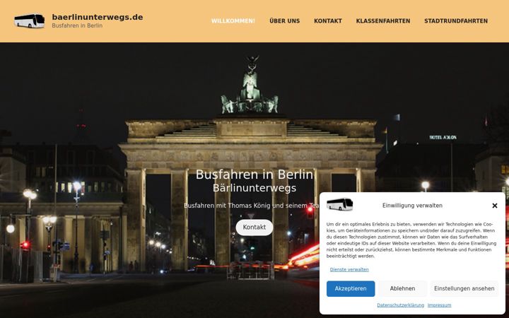Screenshot of baerlinunterwegs.de