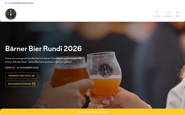 Screenshot of baernerbierrundi.ch
