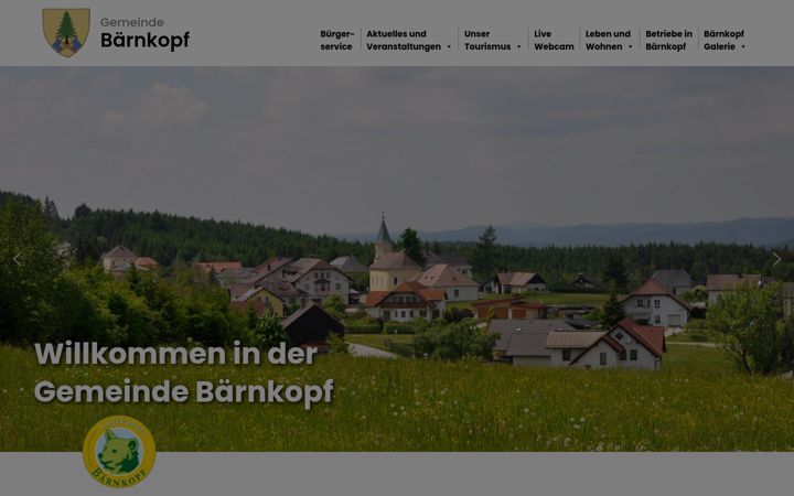 Screenshot of baernkopf.gv.at