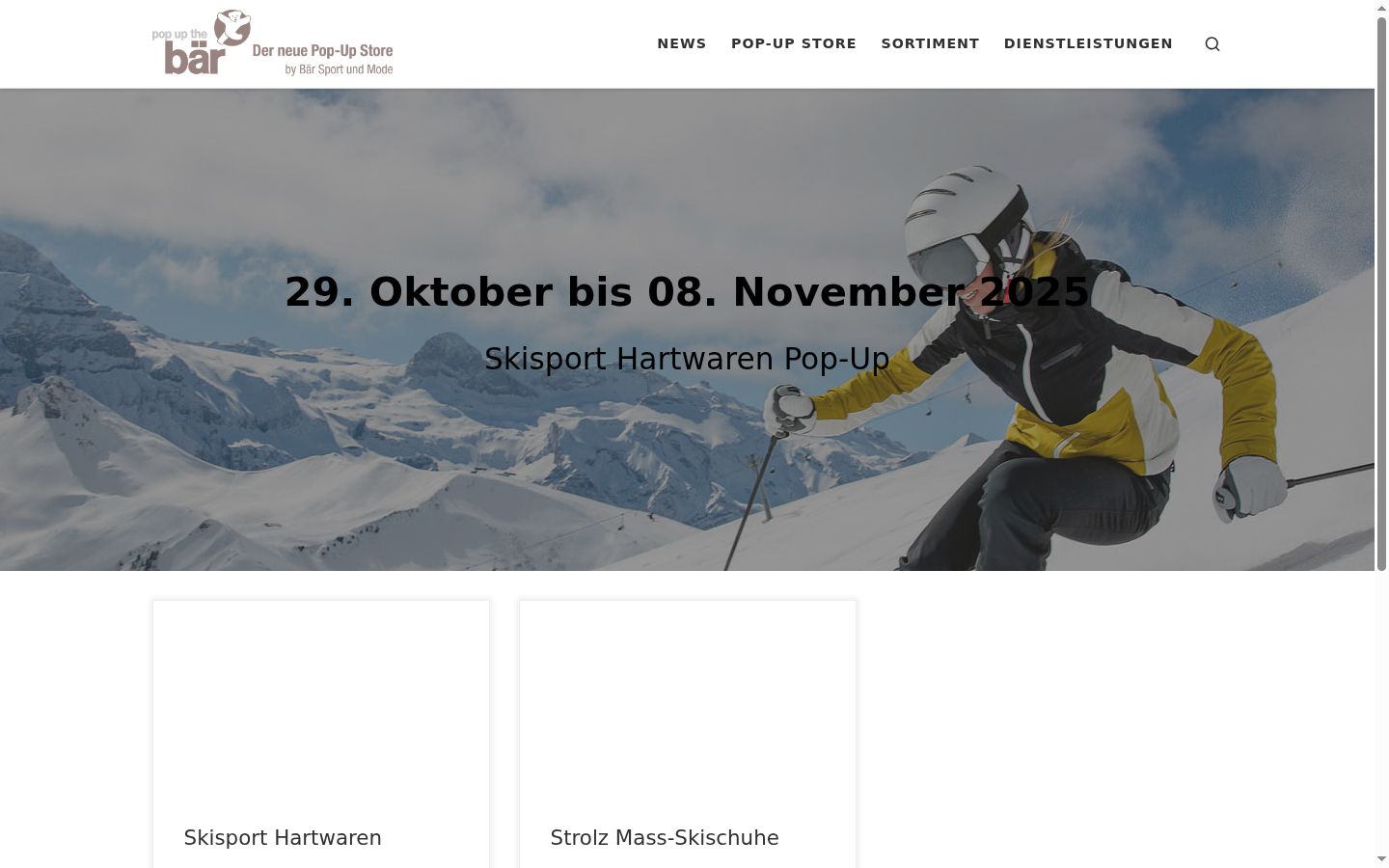 Screenshot des Einwilligungsbanners vor jeglicher Interaktion