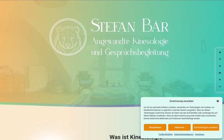 Screenshot of baerstefan.de