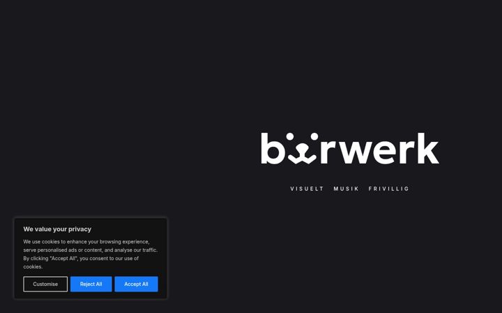 Screenshot of baerwerk.dk