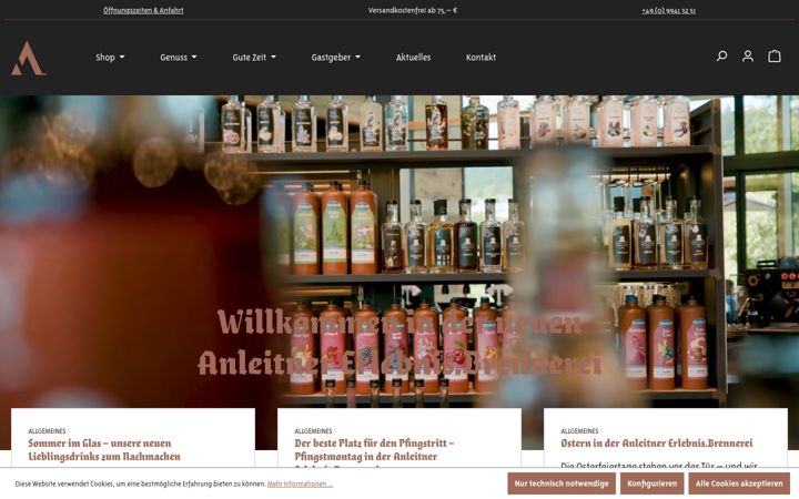 Screenshot of baerwurzquelle.de