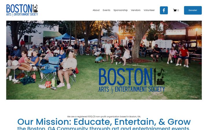 Screenshot of baesociety.org