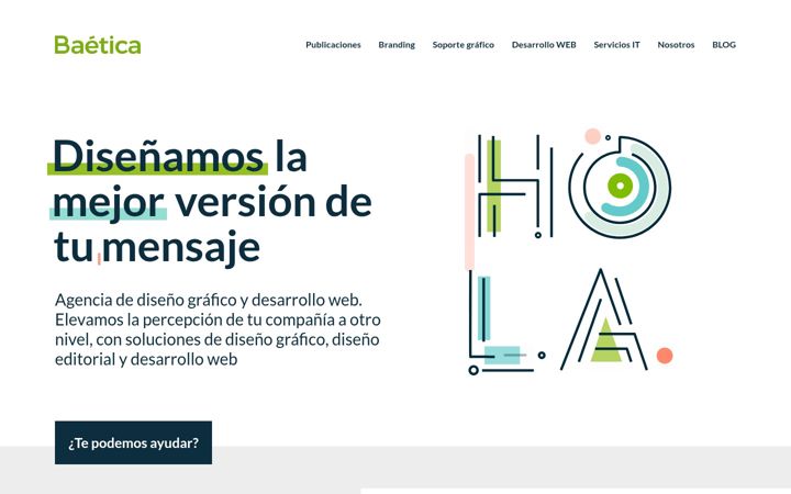 Screenshot of baetica.com