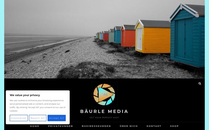 Screenshot of baeurlemedia.de