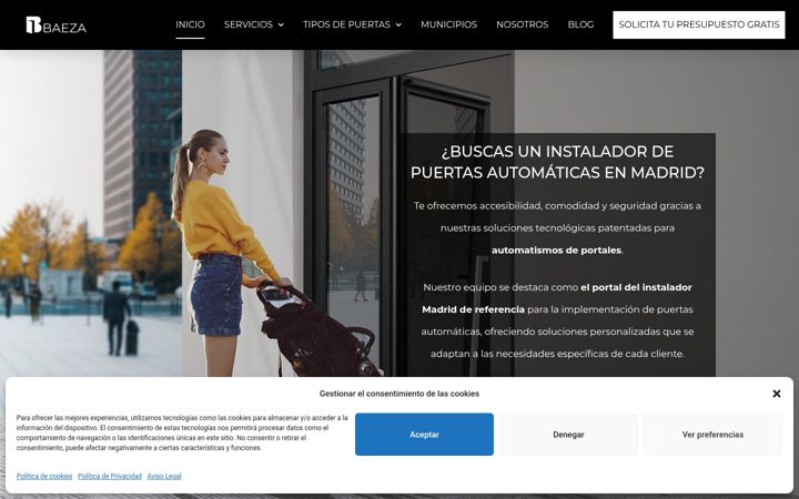 Screenshot of baezaportal.es