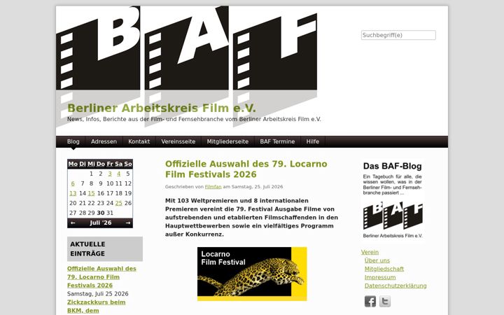 Screenshot of baf-berlin.de