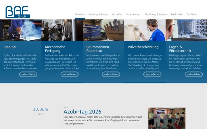 Screenshot of baf-leubsdorf.de