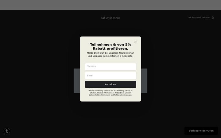 Screenshot of baf-onlineshop.de