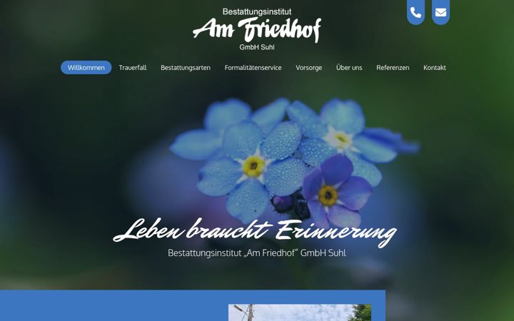 Screenshot of baf-suhl.de