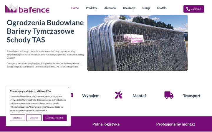 Screenshot of bafence.pl