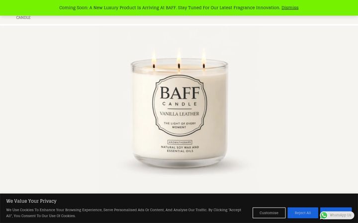 Screenshot of baffcandle.com.gh
