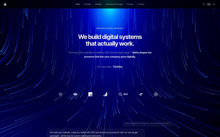 Screenshot of bafha.com