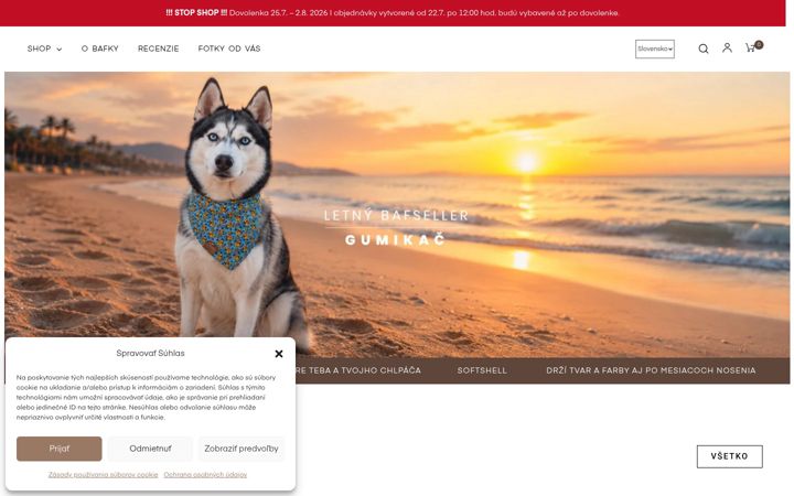 Screenshot of bafky.sk