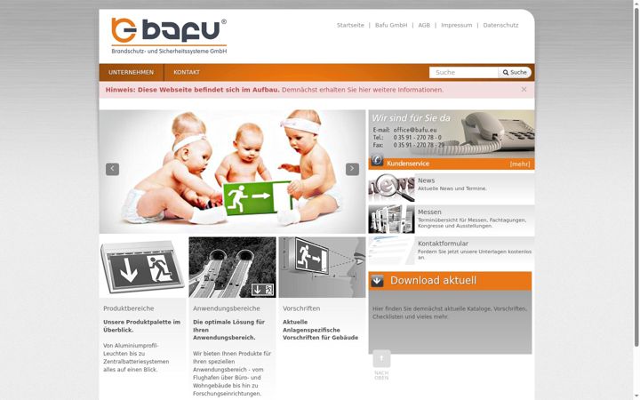 Screenshot of bafu.eu
