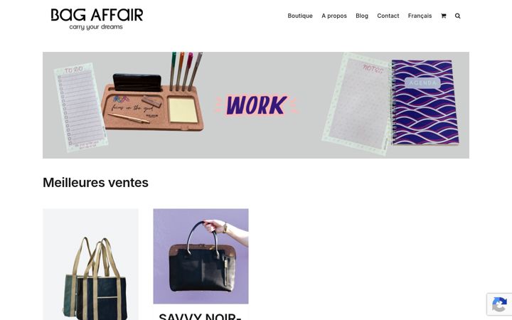 Capture d'écran de bag-affair.fr